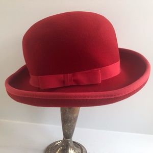 Sassy Red Felt Hat